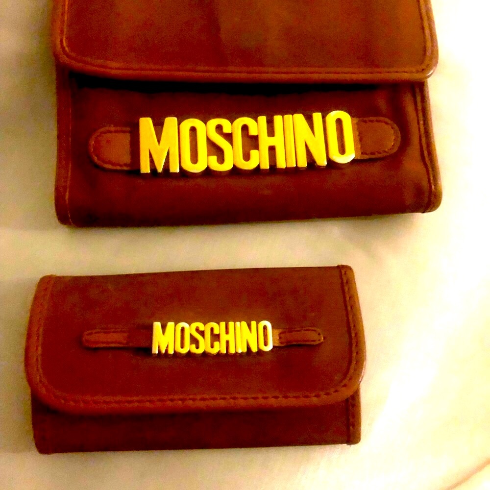 ❤️  MOSCHINO wallet vintage 🖤and keys holder 🔑